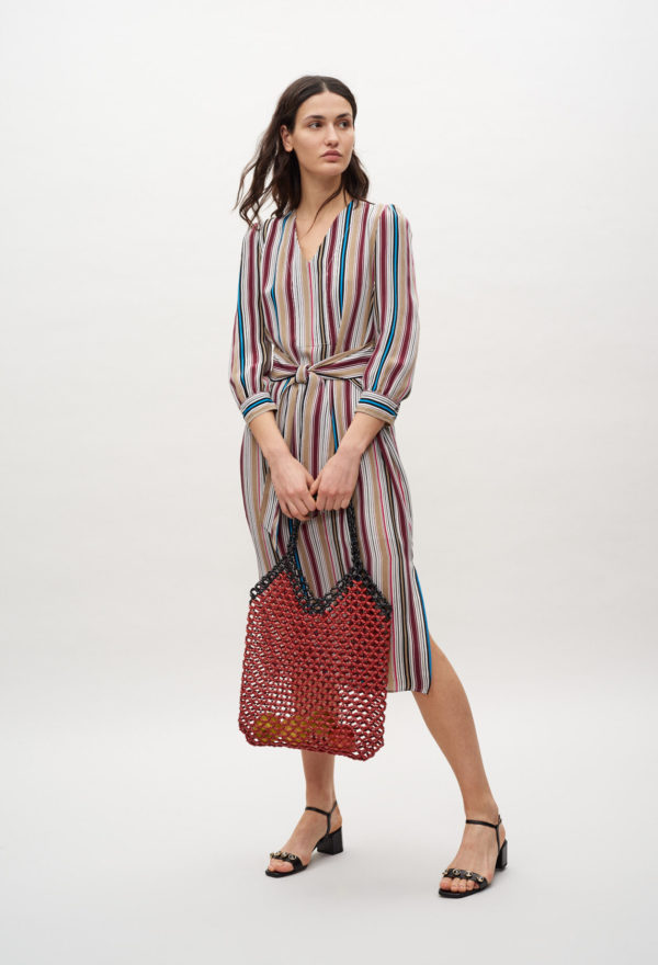 robe chemise ceinturée