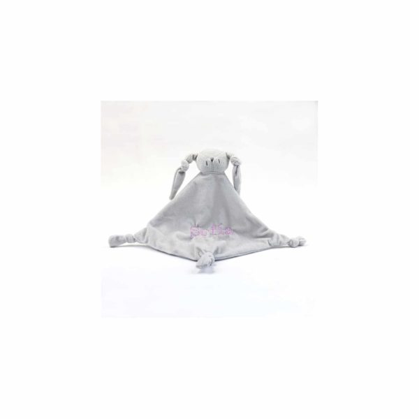 Doudou bébé grand lapin rose - BebeDeParis