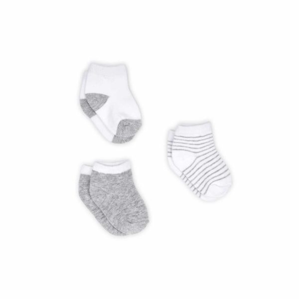 Lot de chaussettes bébé gris - BebeDeParis