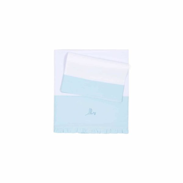 Lot pour le lit du bébé bleu - BebeDeParis