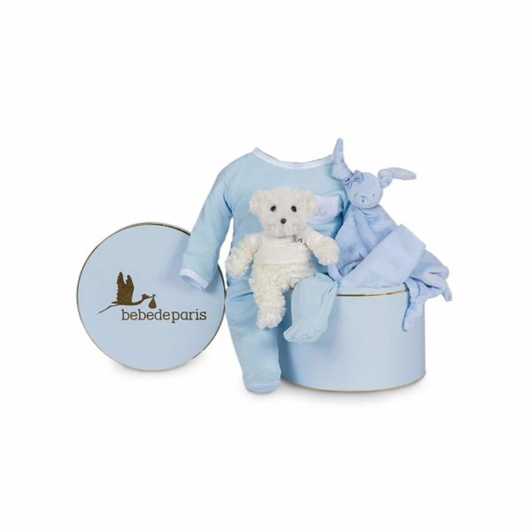 Panier naissance essentiel sérénité bleu - BebeDeParis