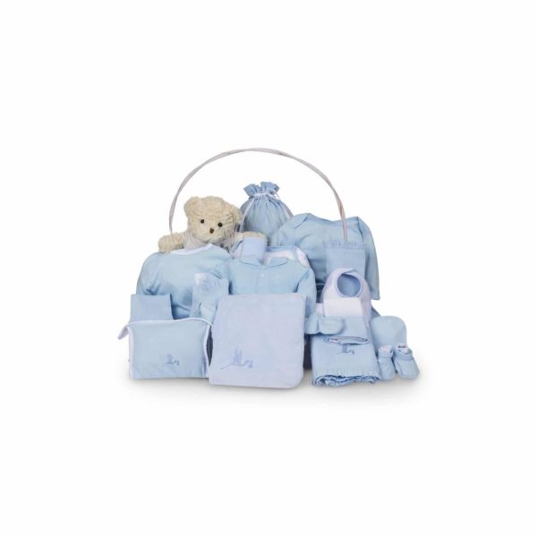 Panier naissance songe classique bleu - BebeDeParis