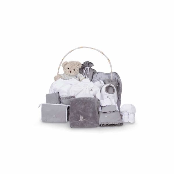Panier naissance songe classique gris - BebeDeParis