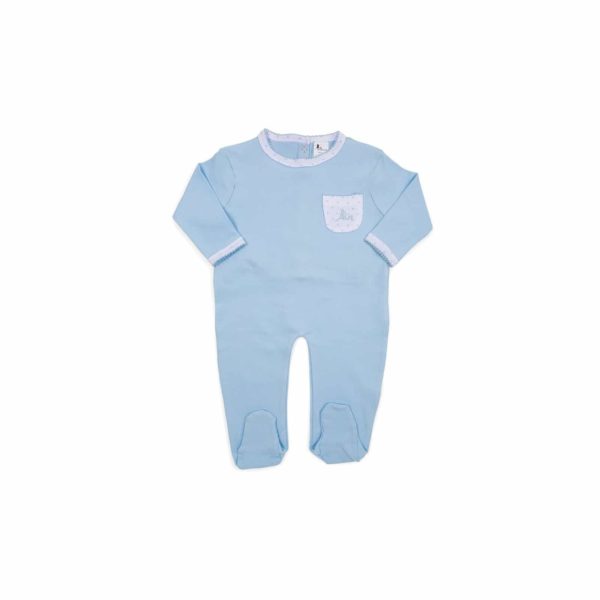 Pyjama bébé (petites étoiles) bleu - BebeDeParis