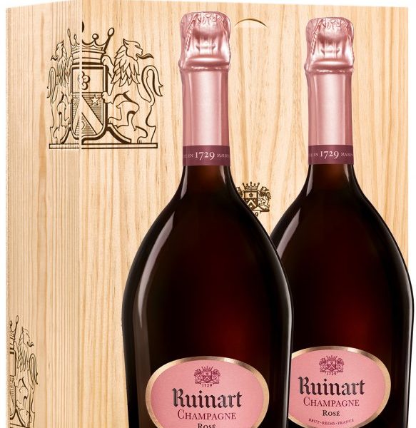 Champagne Coffret Duo Rosé Ruinart