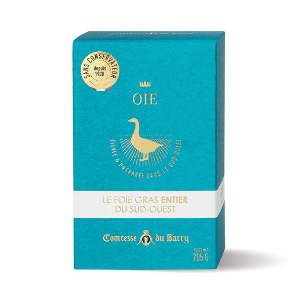 Foie gras d’oie entier 205g-Comtesse du Barry