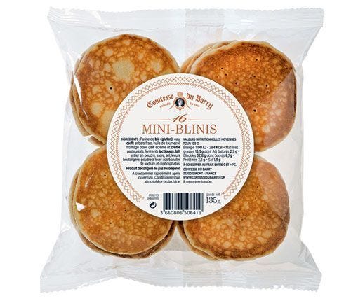 Mini blinis-Comtesse du Barry