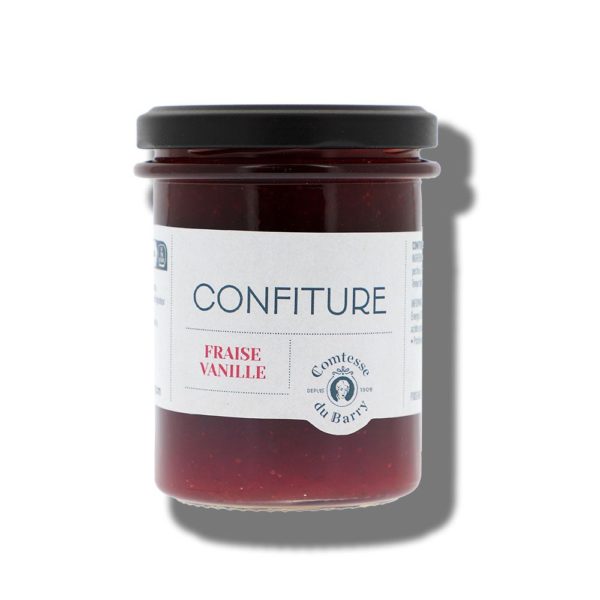 Confiture fraise vanille 230g-Comtesse du Barry