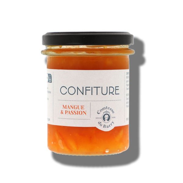 Confiture mangue passion 230g-Comtesse du Barry