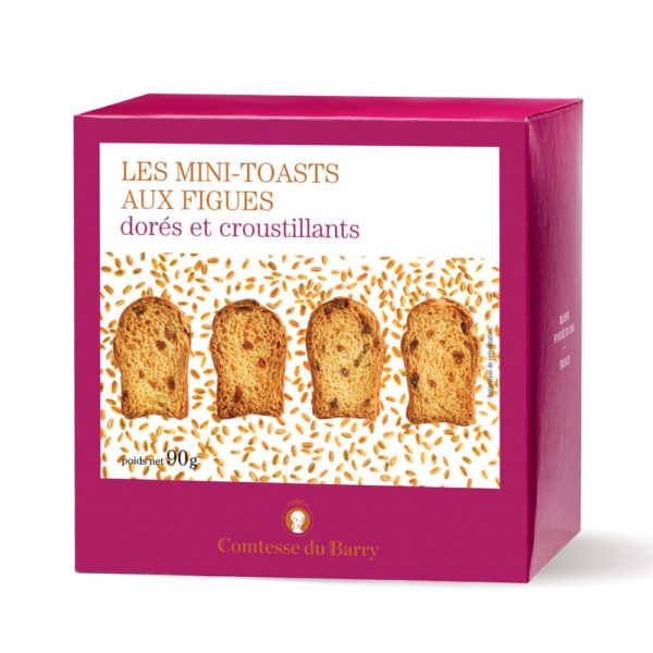 Mini Toasts aux figues 90g-Comtesse du Barry
