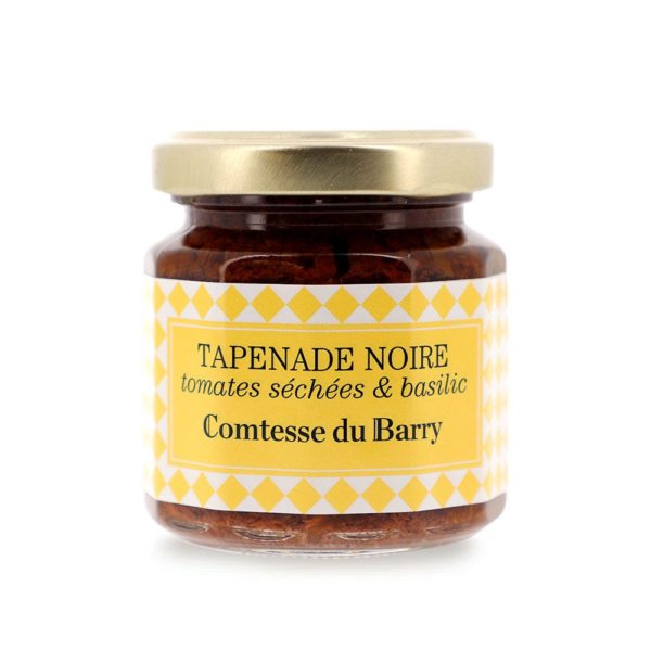 Tapenade noire, tomates séchées et basilic 100g-Comtesse du Barry
