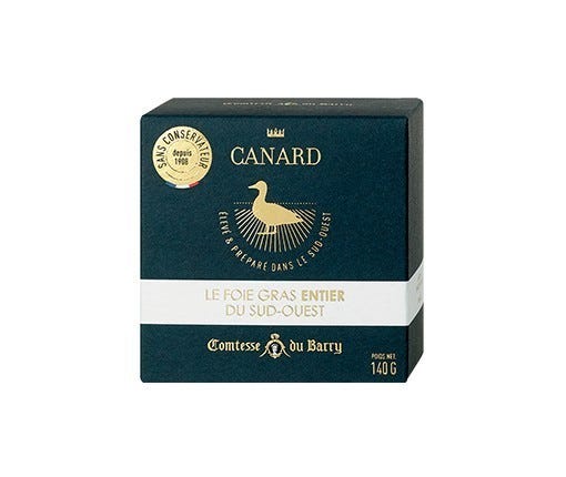 Foie gras de canard entier du Sud-Ouest 140g-Comtesse du Barry