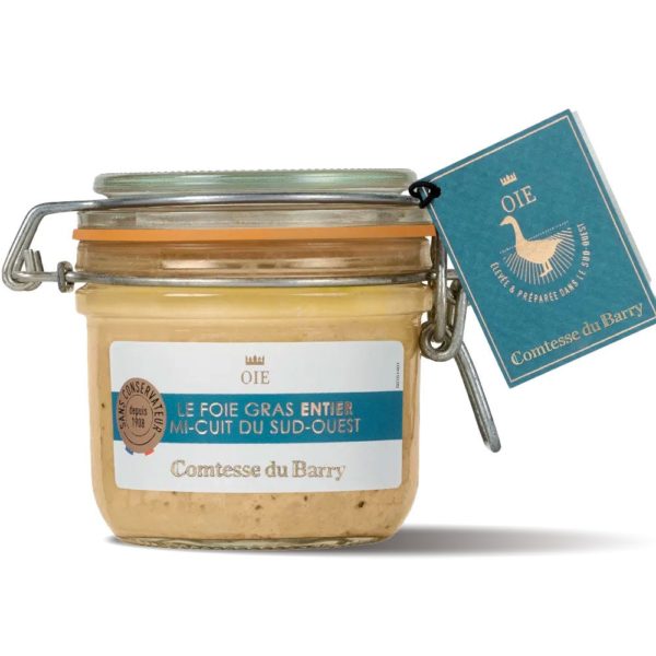 Foie gras d’oie entier mi-cuit du Sud-Ouest 180g-Comtesse du Barry