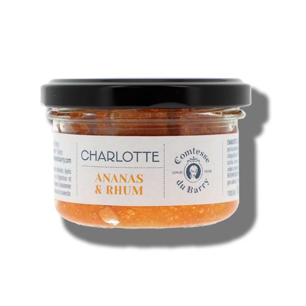 Charlotte à l’ananas et au rhum 80g-Comtesse du Barry