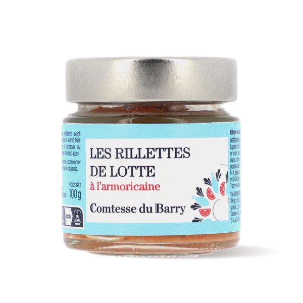 Rillettes de Lotte à l’Armoricaine 100g-Comtesse du Barry