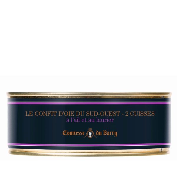 Confit d’oie du Sud-Ouest à l’ail et au laurier – 2 cuisses-Comtesse du Barry