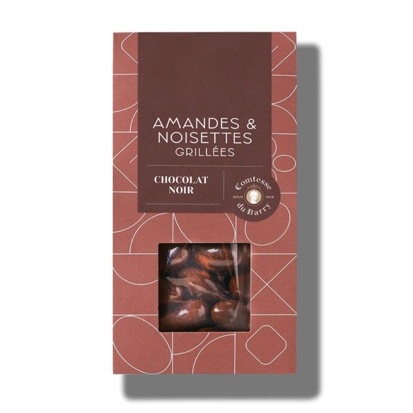 Amandes et noisettes grillées chocolat noir-Comtesse du Barry