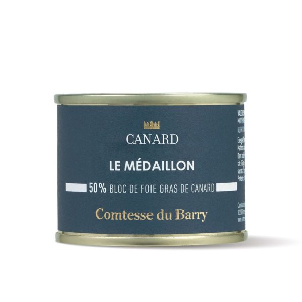 Médaillon au bloc de foie gras de canard 65g-Comtesse du Barry