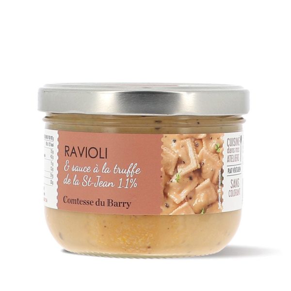 Ravioli sauce à la truffe de la St Jean 1.1 %-Comtesse du Barry