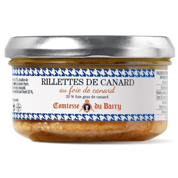 Rillettes de canard au foie de canard-Comtesse du Barry