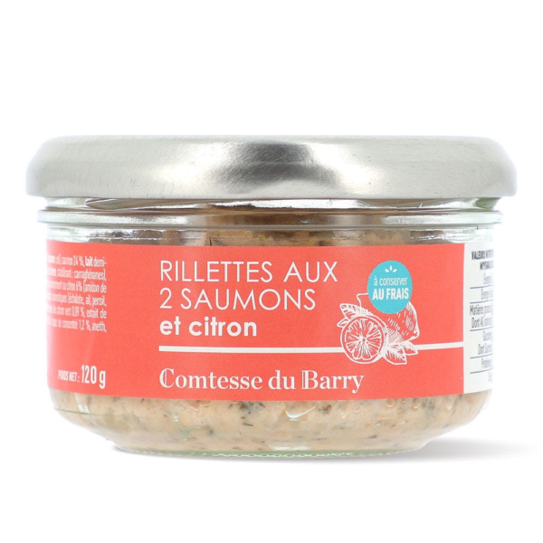 Rillettes aux 2 saumons et citron-Comtesse du Barry