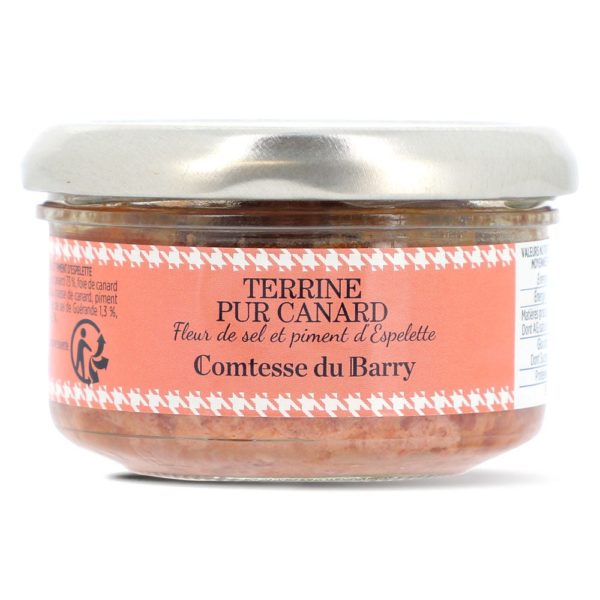 Terrine pur canard à la fleur de sel et au piment d’Espelette-Comtesse du Barry