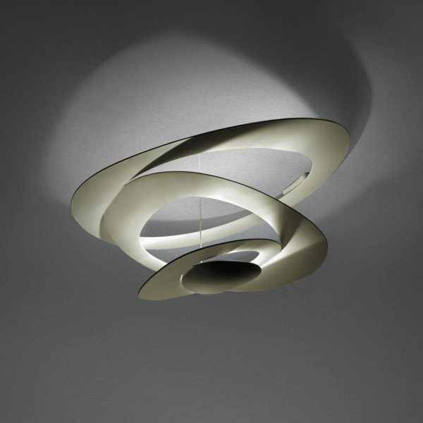 Artemide Pirce LED plafonnier, 3.000 K, doré Artemide