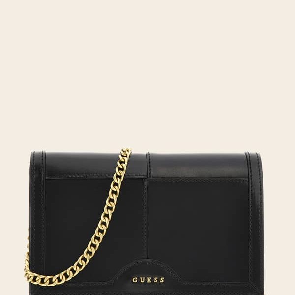 Portefeuille Isa En Cuir Véritable – Guess
