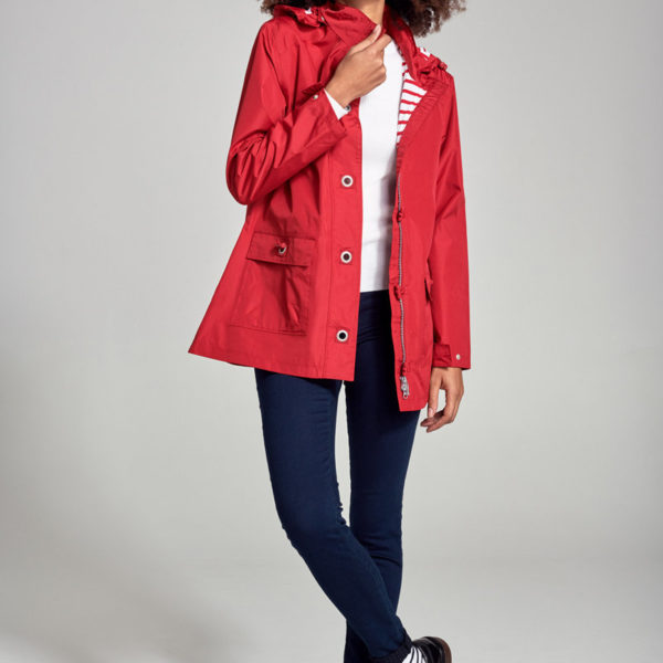 ARMOR-LUX Parka imperméable « Audierne » Femme BRAISE 5XL – 52