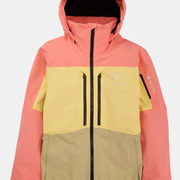 Burton  – Veste [ak] Swash GORE-TEX 2 L homme, Reef Pink / Buttermilk / Mushroom, M