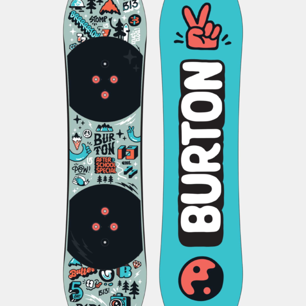 Burton – Set snowboard After School enfant, Graphic, 100