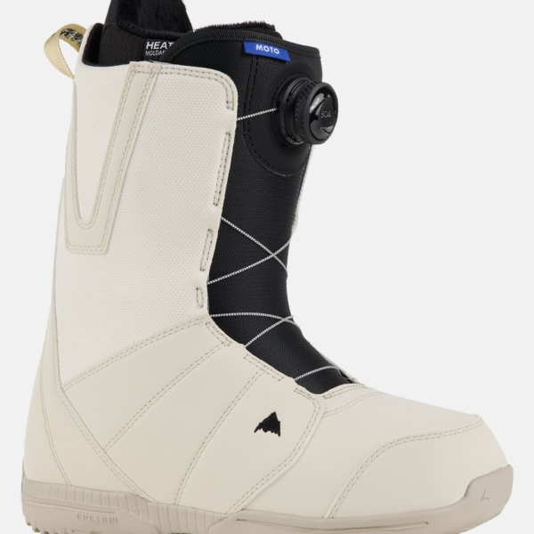 Burton – Boots de snowboard Moto BOA® pour homme, Stout White, 9.5