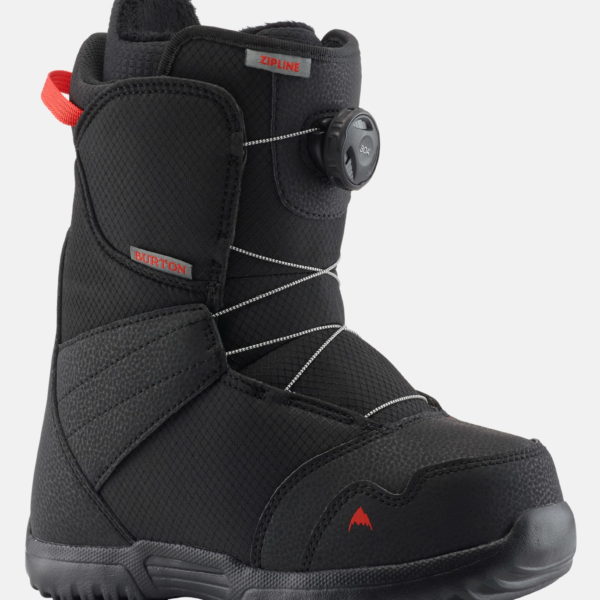 Burton – Boots de snowboard Zipline BOA® enfant, Black, 7K