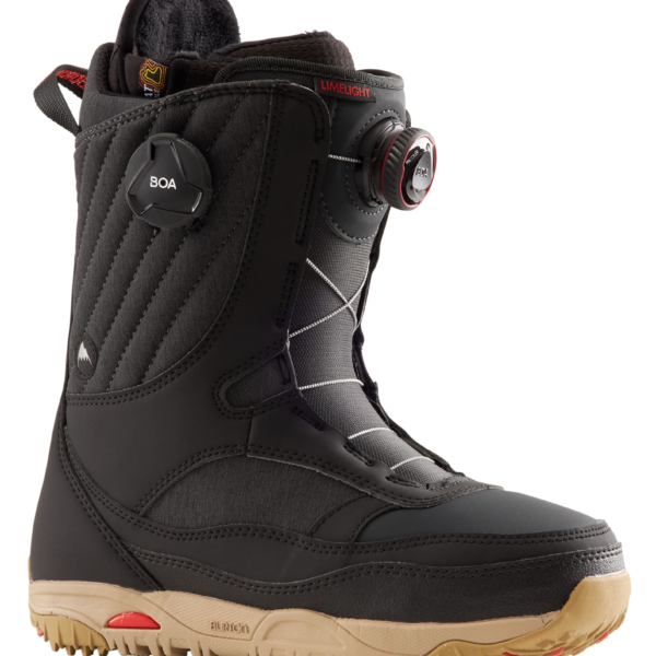 Burton – Boots de snowboard Limelight BOA® pour femme, Black, 6.0