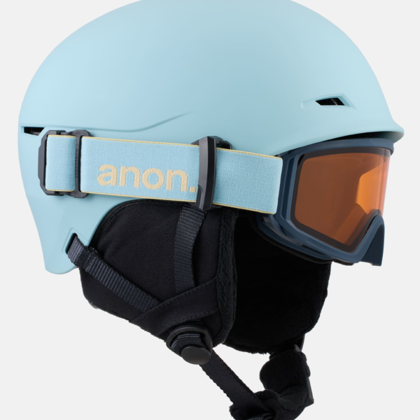 Anon – Casque Define de ski et snowboard enfant, Rock Lichen, SM