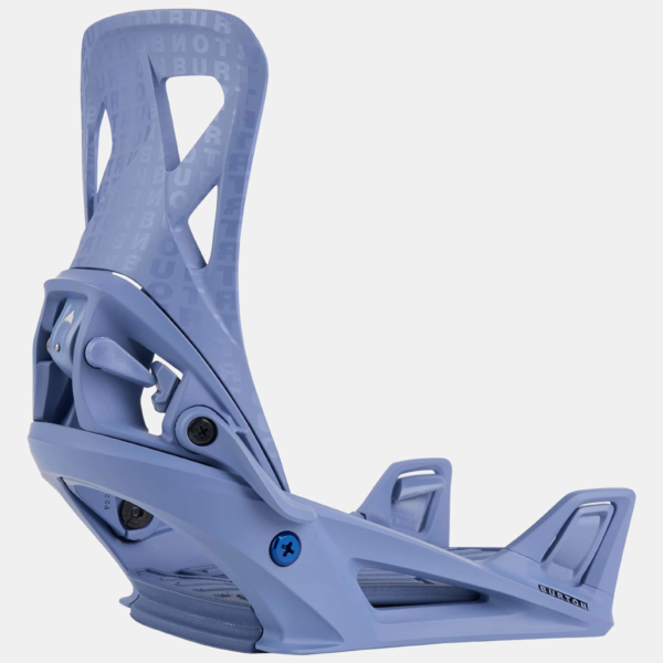 Burton – Fixations pour snowboard Step On® Re:Flex pour homme, Slate Blue / Logo, S