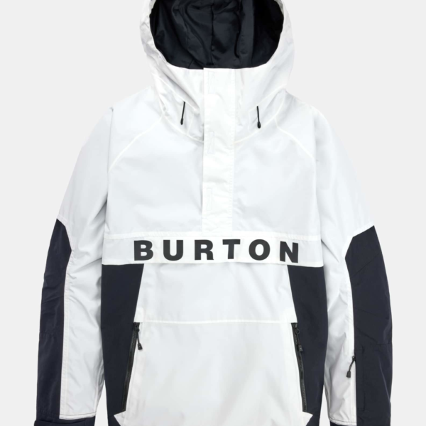 Burton – Veste anorak Frostner 2 L homme, Stout White / True Black, XL