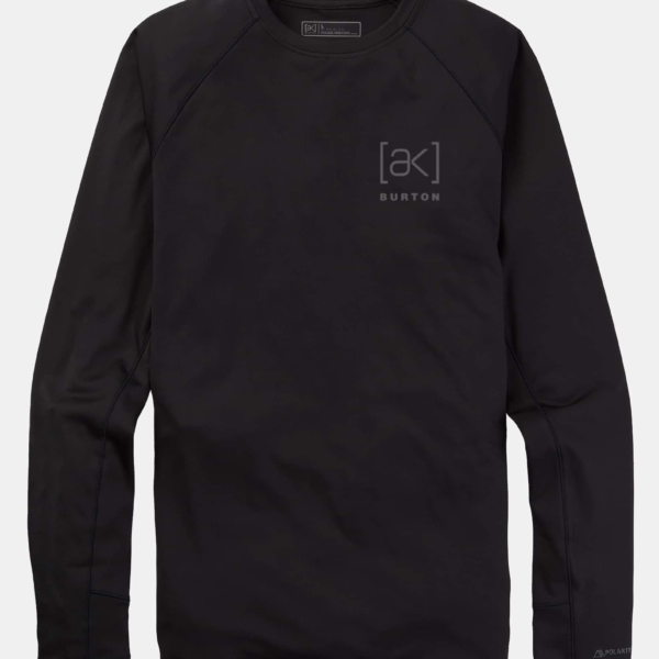 Burton – Haut sous-vêtement ras du cou [ak] Helium Power Grid™ homme, True Black, XL