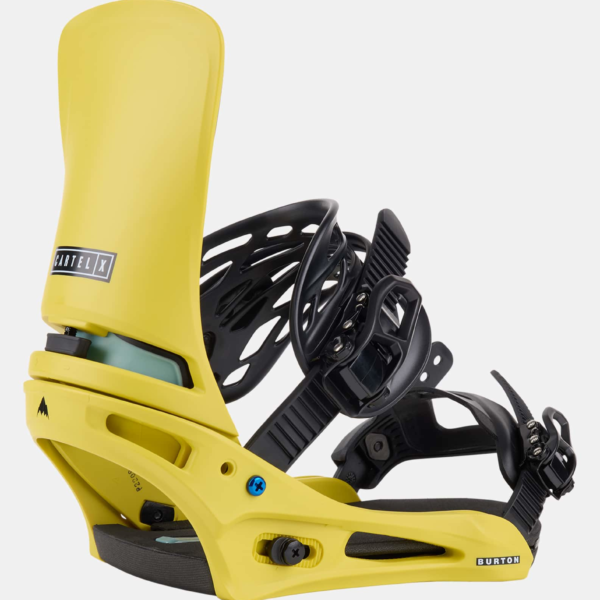 Burton - Fixations pour snowboard Cartel X Re:Flex pour homme, Sulfur, S