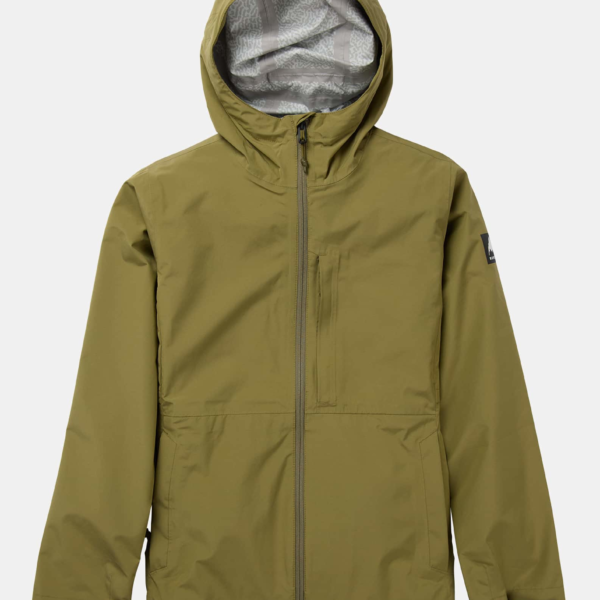 Burton - Veste imperméable Veridry 2,5 L pour femme, Martini Olive, XS