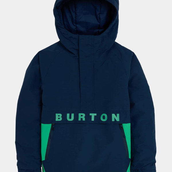 Burton – Anorak Frostner 2 L enfant, Dress Blue / Galaxy Green, XS