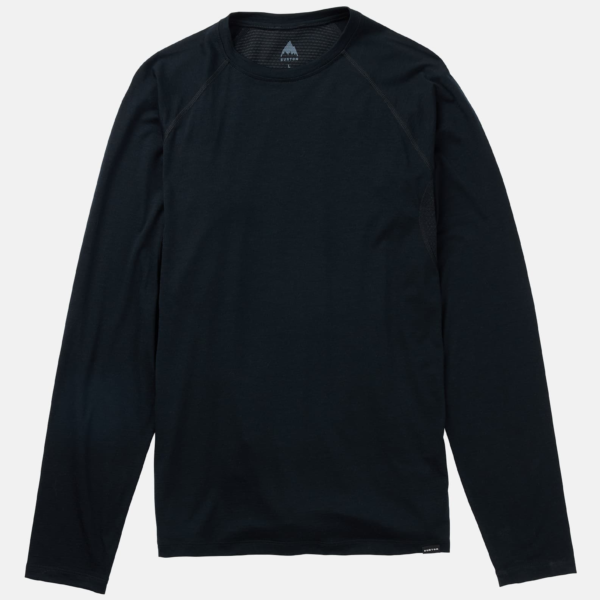 Burton - Sous-vêtement ras-du-cou en laine mérinos Phayse homme, True Black, XL