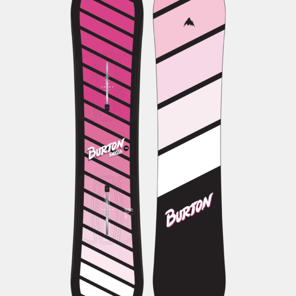 Burton - Snowboard Smalls enfant, Pink, 142