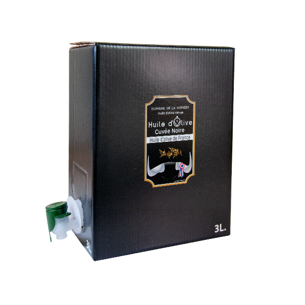 La Vernède Huile d’olives – Cuvée Noire – Bag in Box 3L