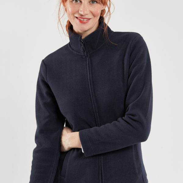 ARMOR-LUX Veste polaire Femme R.Navy/Blanc/R.Navy XL – 44