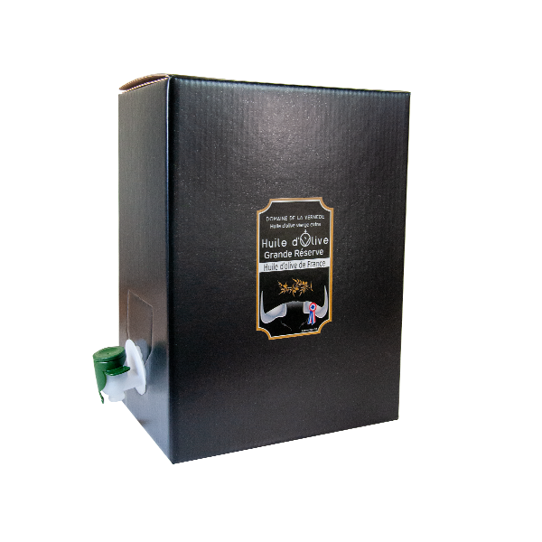 La Vernède Huile d’olives – Grande Réserve – Bag in Box de 5 L