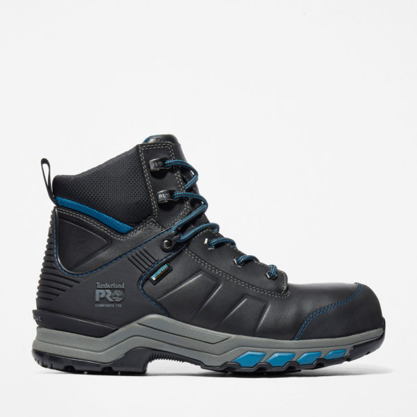 6-inch Boot De Travail À Embout De Sécurité En Composites Timberland Pro Hypercharge Pour Homme En Noir/bleu Noir