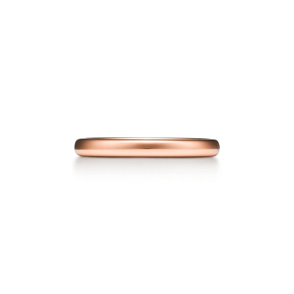 Alliance Tiffany Forever en or rose Largeur: 2,5 mm – Size 10 1/2 Tiffany & Co.