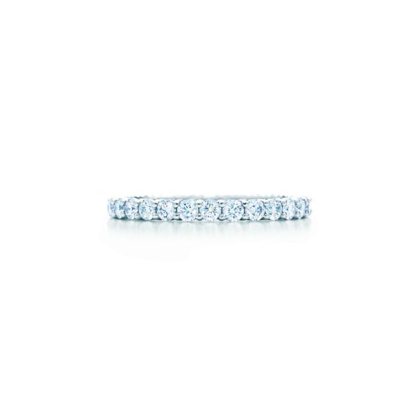 Alliance Tiffany Forever en platine et tour complet de diamants 2,2 mm – Size 6 1/2 Tiffany & Co.
