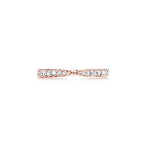 Alliance Tiffany Harmony en or rose 18 carats et diamants 1,8 mm – Size 8 1/2 Tiffany & Co.